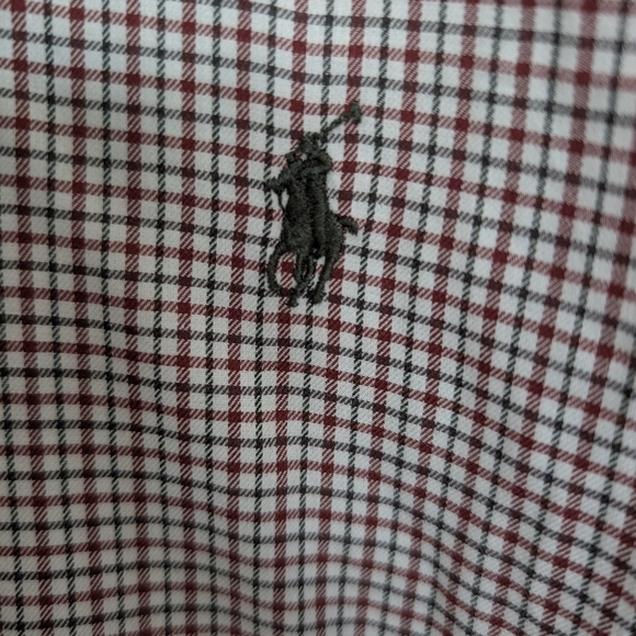 Men's Polo Ralph Lauren Long Sleeve Button up Red/Green Plaid Size 3XB - Picture 3 of 9